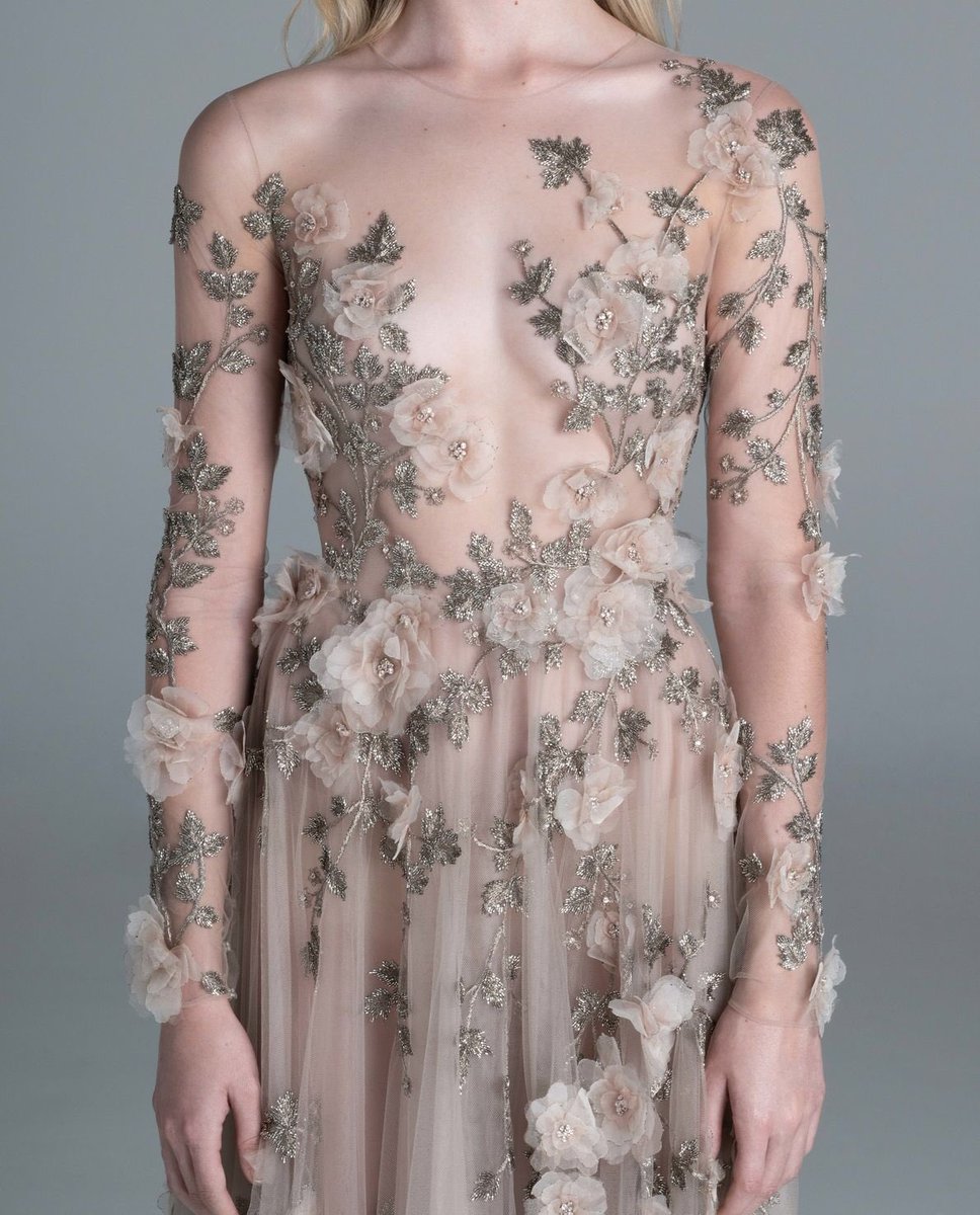 FashionweekNYC's tweet photo. Exquisite Details from the Paolo Sebastian Couture Spring 2020 Collection 😍😍😍 https://t.co/nHZDAs1Dav