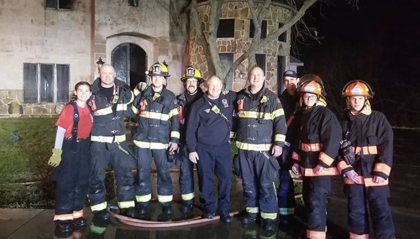 ExplorerPost1's tweet image. Structure fire a few days ago! Great job explorers.