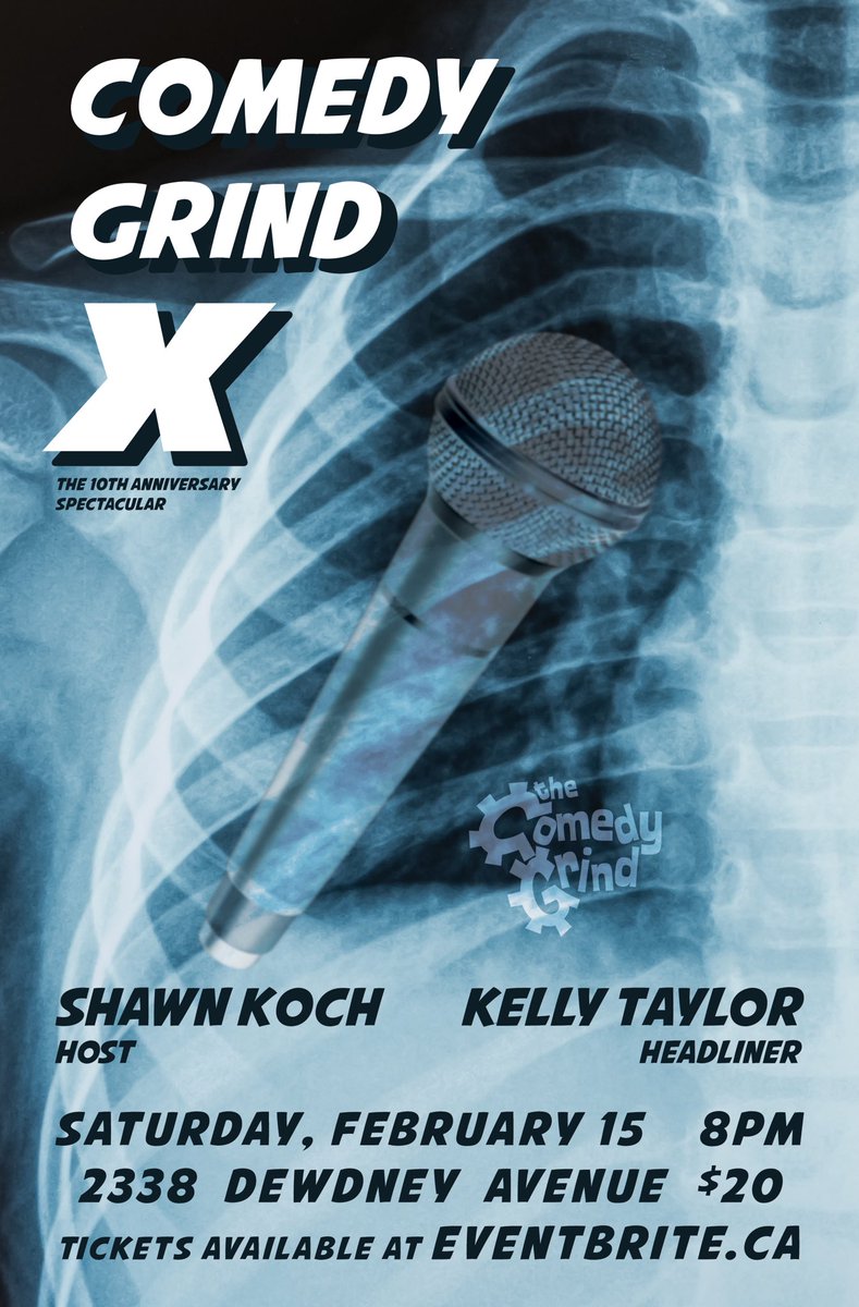 comedygrind's tweet image. TONIGHT! A few tickets are still available. Don’t miss out on the comedy event of the year! @TicTaylor headlines. Hosted by @ShawnMKoch77 #GrindItUp