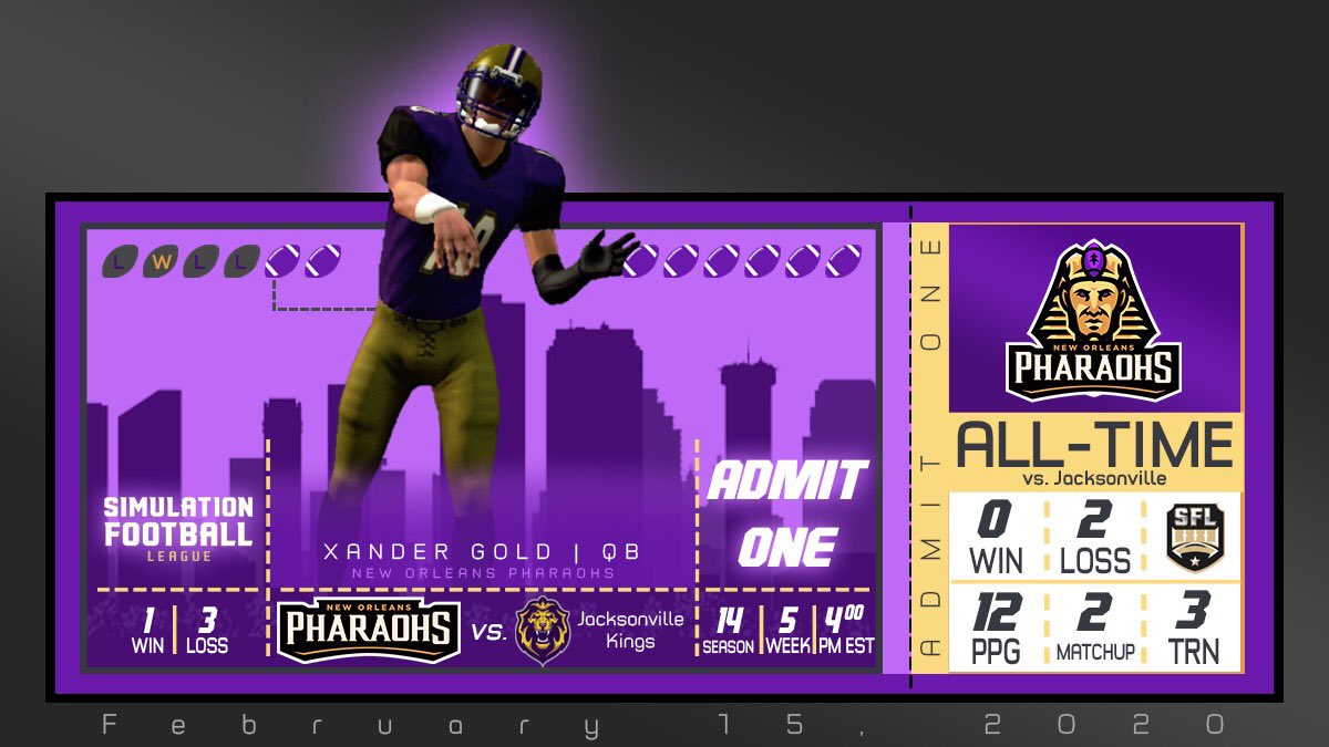 New Orleans Pharaohs tweet media