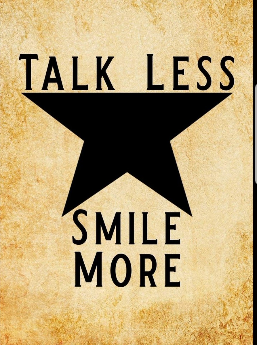 Less smile. Less smile. Less talk. Less smile. Less smile.