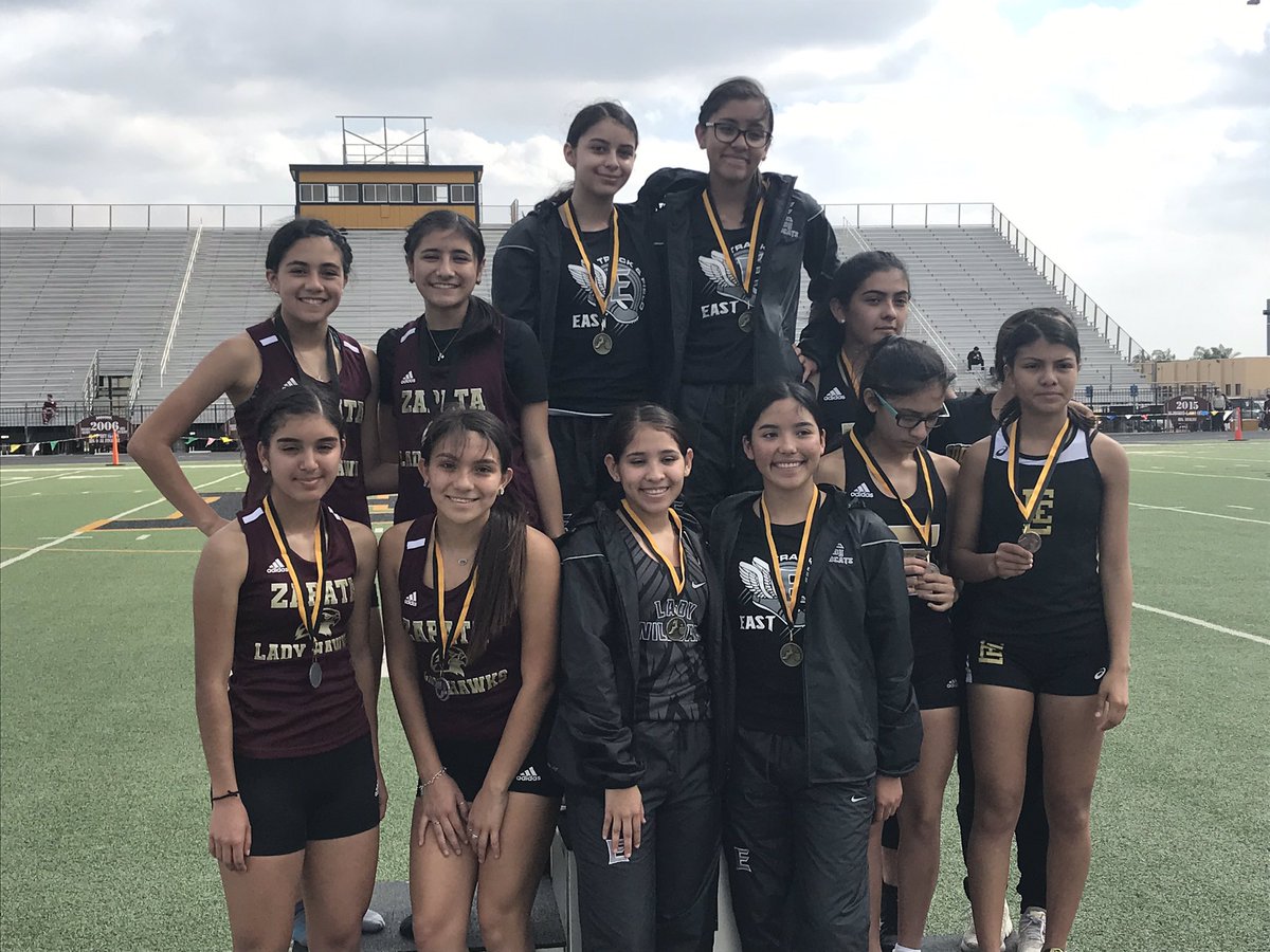 zhshawkbaseball's tweet photo. DMR placed second (all Freshman girls ) https://t.co/oQqnX3VnB2