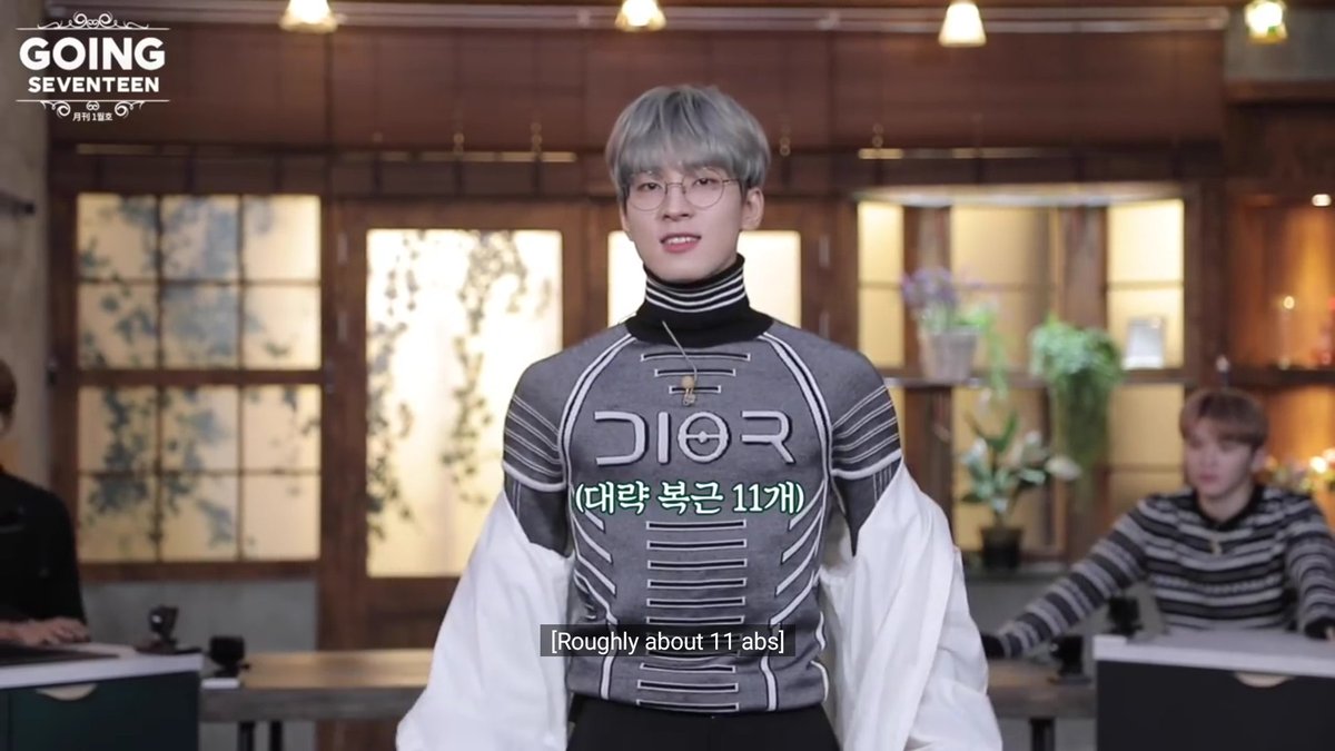 First thing first, Wonwoo wearing a sweater from pre-fall 19. The sweater's lucky Wonwoo's wearing it cause his body's really complementing it! @pledis_17  #SEVENTEEN