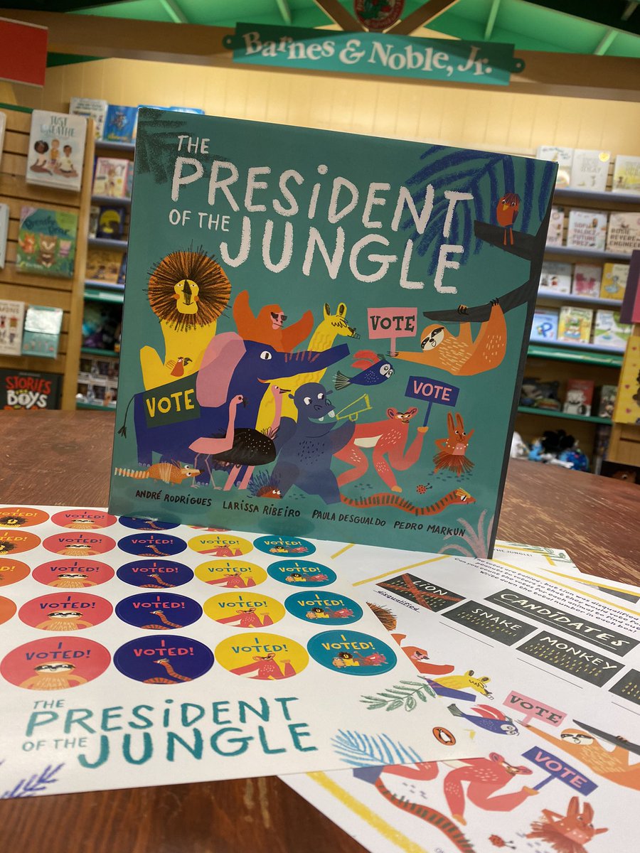 BNNatomas's tweet photo. Stop on by #BNStorytime today at 11am and #vote for your #favoritecandidate for #PresidentoftheJungle! #storytime #kidsbooks #kidsactivities #whattodoonsaturday #kidsclub #bnkidsclub #sacramento #sacevents #natomas #natomasevents https://t.co/ApQgH2cDQB