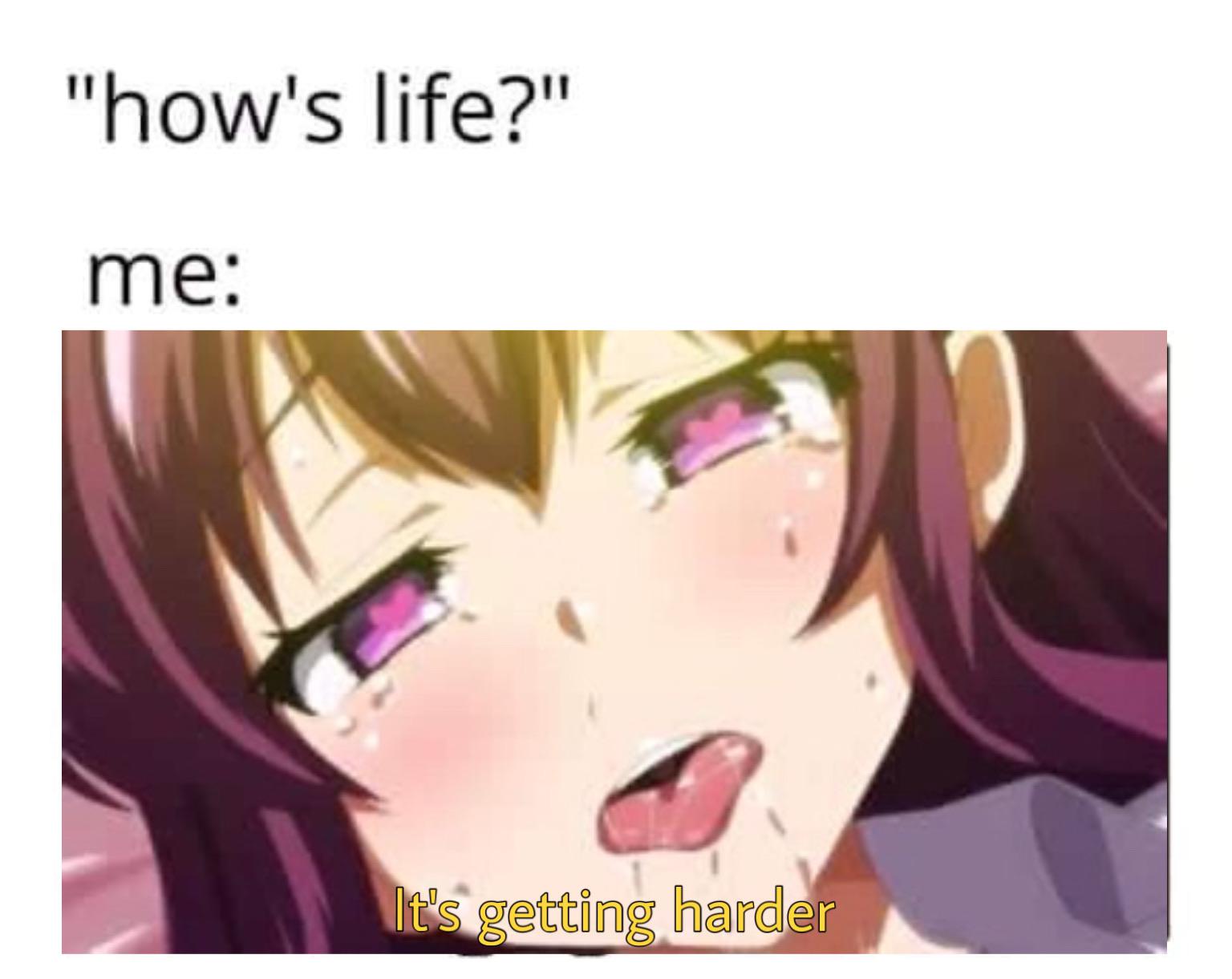 do it hard : r/Animemes