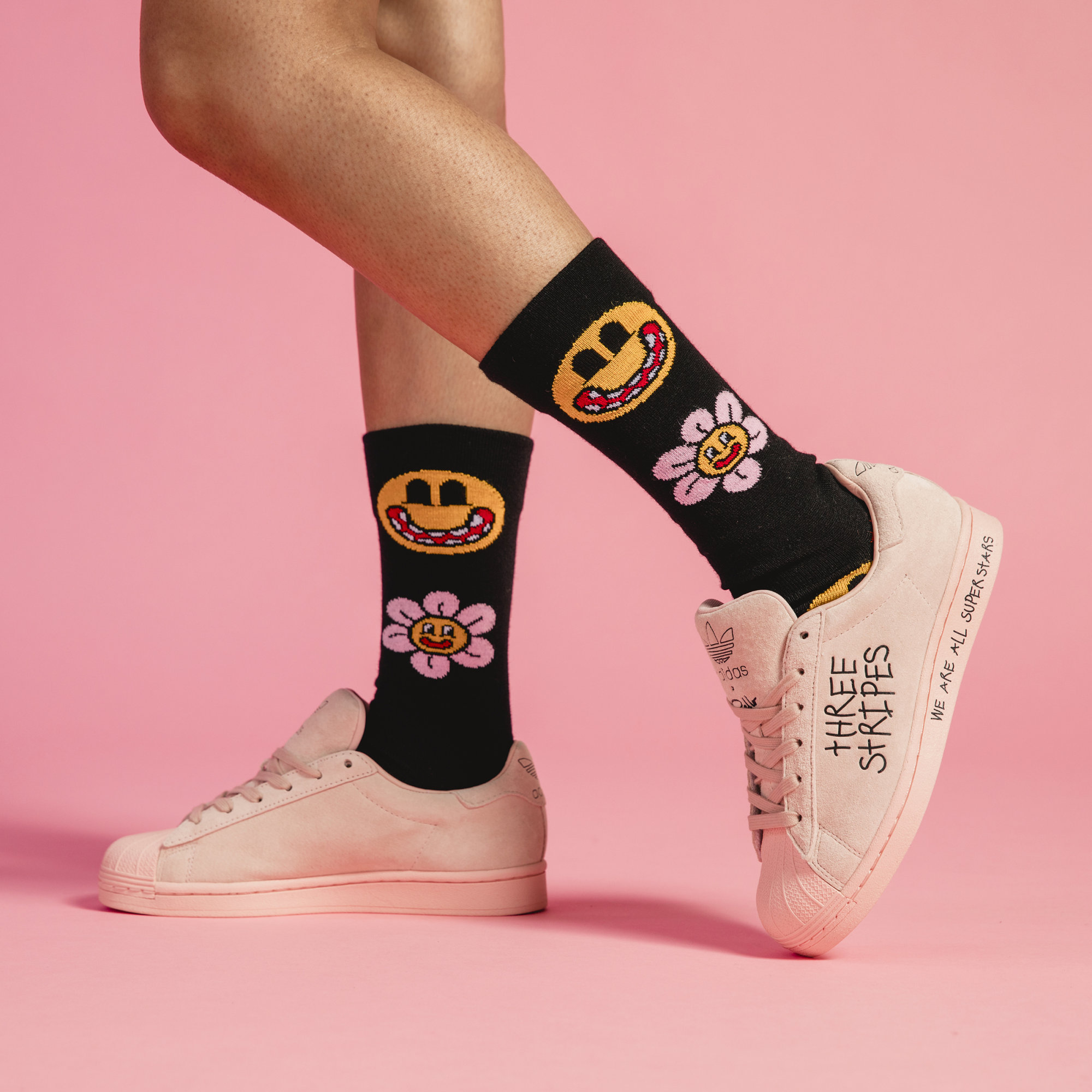 Adidas superstar fat stripes cheap