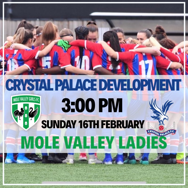 Crystal Palace WFC Development B (@cpwfcdevb) on Twitter photo Tomorrow we face Mole Valley Ladies in the Capital Cup ⚽️
🆚 <a href="/molevalleywomen/">Mole Valley Womens FC</a>
🏟 Meadowbank Football Stadium, Mill Lane, Dorking, RH4 1DX
⏰ 15:00 KO Tomorrow we face Mole Valley Ladies in the Capital Cup ⚽️
🆚 <a href="/molevalleywomen/">Mole Valley Womens FC</a>
🏟 Meadowbank Football Stadium, Mill Lane, Dorking, RH4 1DX
⏰ 15:00 KO