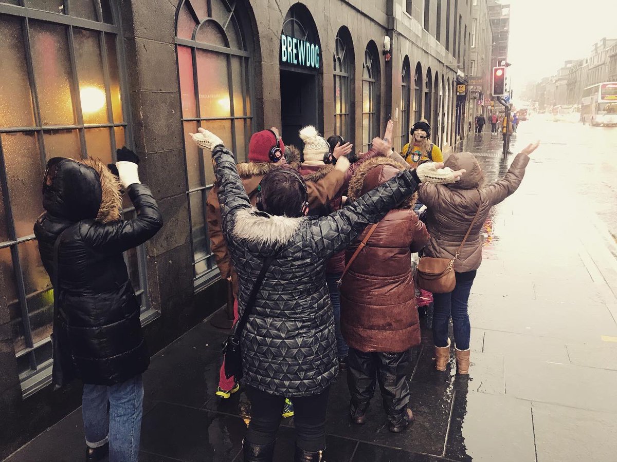 Storm Dennis didn’t put us off! 💃🏼🕺🏻🤩 First Silent Adventure completed for 2020 and it was a fantastic little group! 🎉😁 #Aberdeen #SilentAdventures #SilentDisco #SilentAberdeen