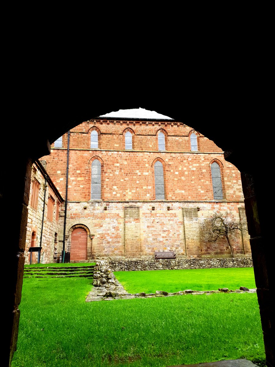 GarethWMitchell's tweet photo. Visit to Lanercost Priory on a stormy afternoon #cumbria #England #lanercost #brampton #priory @EnglishHeritage https://t.co/31bgzMpCsq