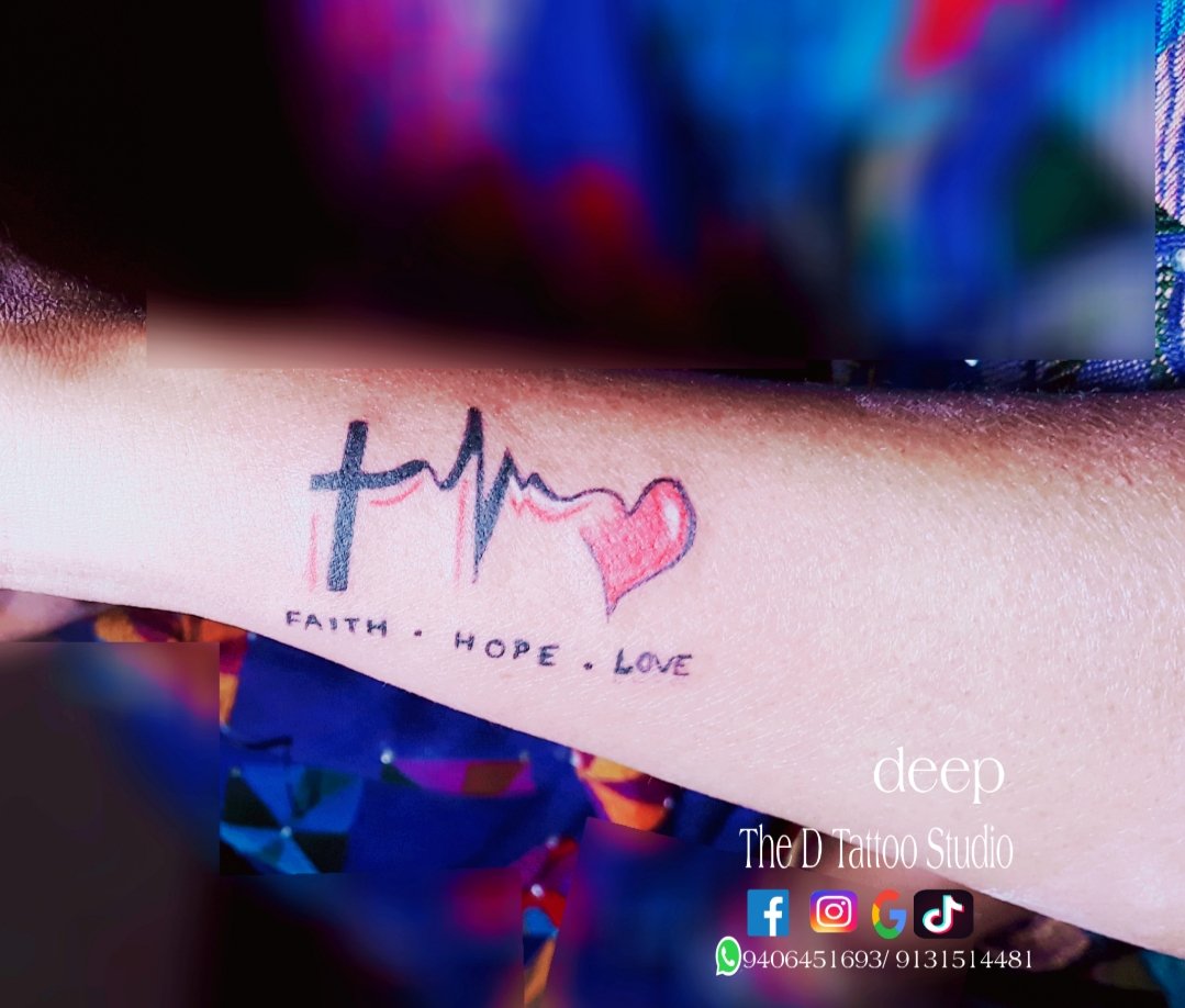 Beautiful and simple heartbeat Tattoo by Tattoo by KK  YouTube