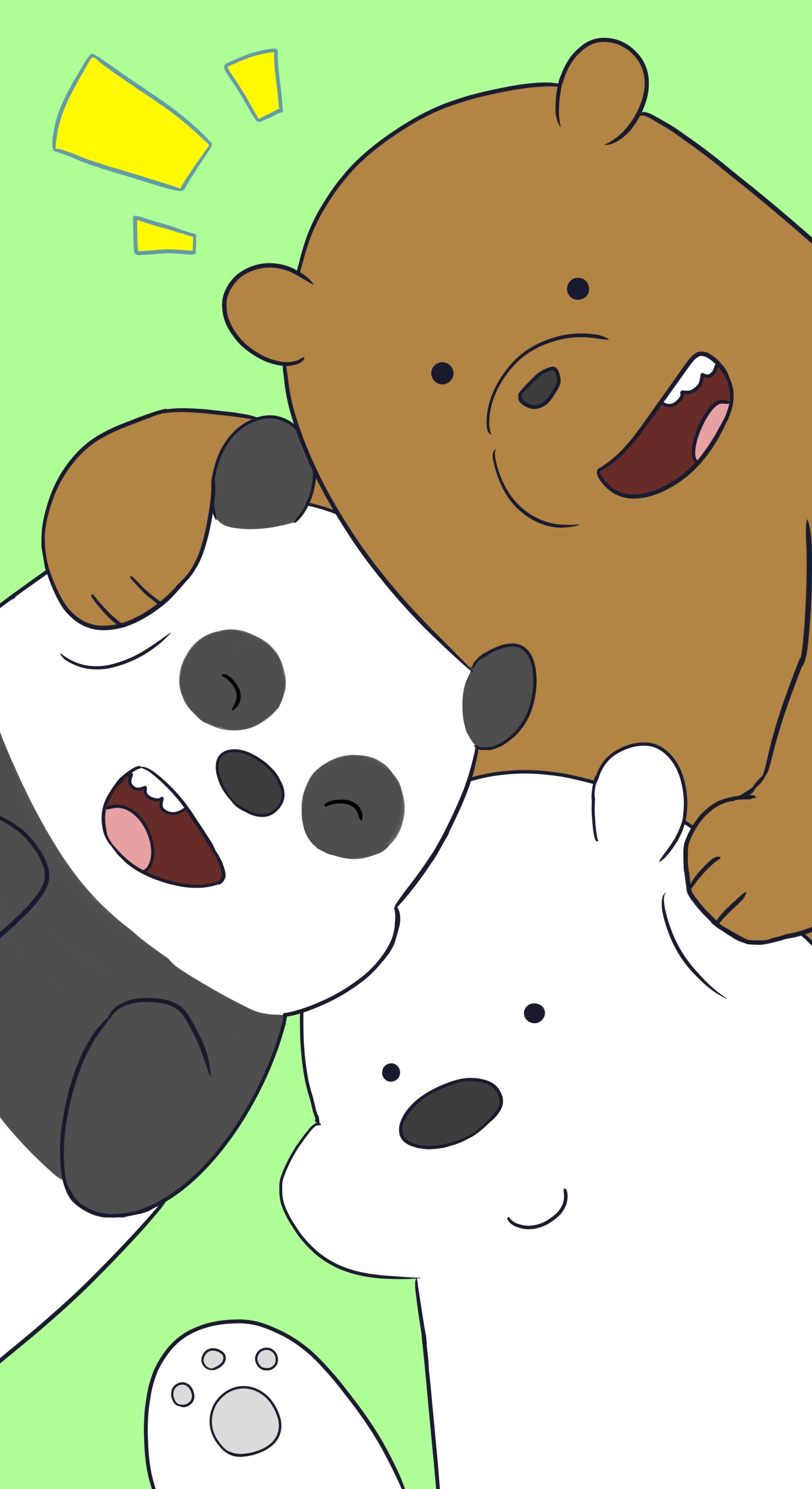 どるふぃん Grizz Hey Guys Smile Smile Pan Pan Someone Take A Picture Ok Smiling Ice Ice Bear Is Smiling 的な壁紙を作った 落書き ぼくらベアベアーズ Webarebears カートゥーンネットワーク T Co Yrdfavcxjp Twitter