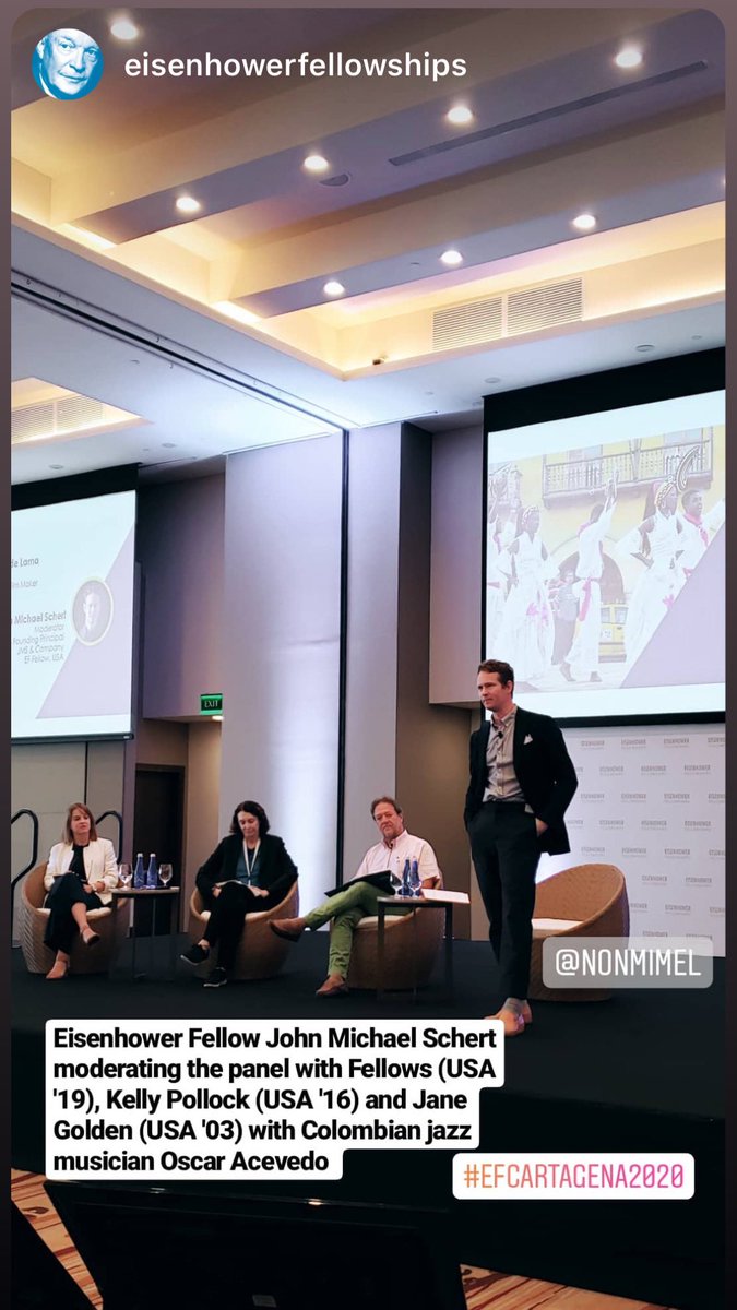 Moderating <a href="/EF_Fellows/">Eisenhower Fellowships</a> #EFCartagena2020 #efjourney