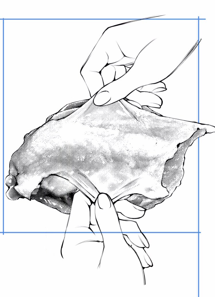 今日のお絵描きはおしまい。
ネームがまだ通っていないのですが、進行がヤバいので
影響の少なそうな料理のシーンからペン入れを始めていました。
さて、酒でも飲みながら資料映画でも観よ。
