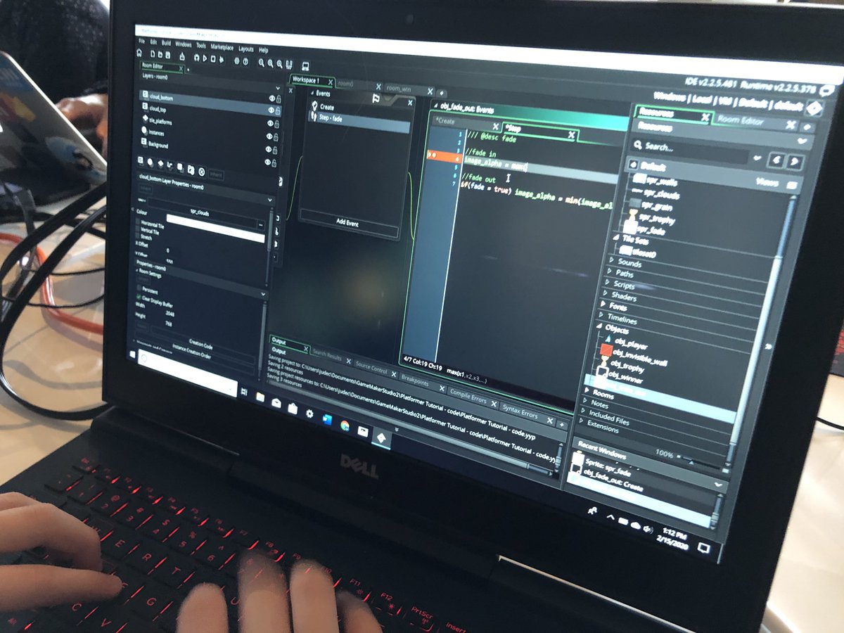 coderdojotoledo's tweet image. I asked the kids to show me their sick haxx and now they don't think I'm cool anymore. Just kidding, they never thought I was cool. Anyway, we've got some #GameMaker, #PhaserJS, #NodeJS, #React, and more! Neat stuff! #CoderDojo #programming #coding #DowntownToledo #toledo