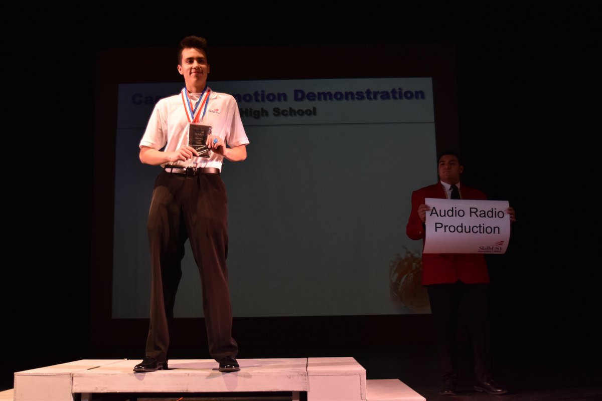 Gold for Evan Rueda and Kevin Garcia (not present) in SkillsUSA District 1 Audio Radio Production!! Going to State!! <a href="/Riverside_YISD/">YISD Career Center PTECH Early College Academy</a> <a href="/YsletaISD/">Ysleta ISD</a> <a href="/YsletaISDCTE/">Ysleta ISD CTE</a> <a href="/borderplexjobs/">Workforce Solutions</a> <a href="/KTSMtv/">KTSM 9 News</a> @abc7breaking <a href="/KDBCTV/">KDBC</a> @ktepmorningjazz