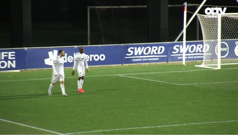 OL__Plus's tweet photo. #OL 5-1 Moulins-Yzeure
@aminegouiri offre le 5e but à @WissaEli 
#TeamOL #OL #Nat2 https://t.co/TElHbjOed6