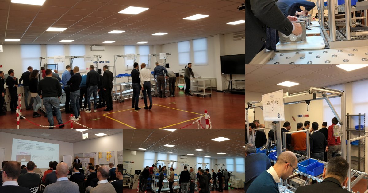 CONSIDIofficial's tweet photo. Ieri 36 manager dell'#ExutiveMBA della #CUOABusinessSchool hanno realizzato una trasformazione “Lean", facendo evolvere la #GearFactory in una fabbrica intelligente (Smart Factory) attraverso una simulazione del percorso necessario per raggiungere lo stadio 4.0! #ConsidiAcademy https://t.co/6iKYS6AA0m