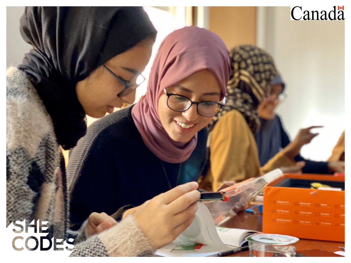 Shecodes2018's tweet photo. Education levels among women correlate w/ improving the outcome of the next generations.
We set in motion the long waited project #CodeRoad that aims to help women gain the basics knowledge of coding.
Given by @eman_werfali .
This program is sponsored by the Canadian Embassy. https://t.co/qkOTvzQphC