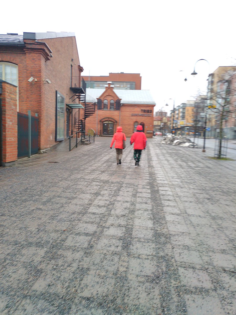 more photo tests (as I use the camera a lot). These are taken by snapdragon (stock) camera. [1] donut waiting to be consumed [2] orchestral performance on TV [3] Tampere cathedral in the rain [4] 2 persons walking in front of me as I was also walking  #shotonfxtecpro1  #fxtecpro1