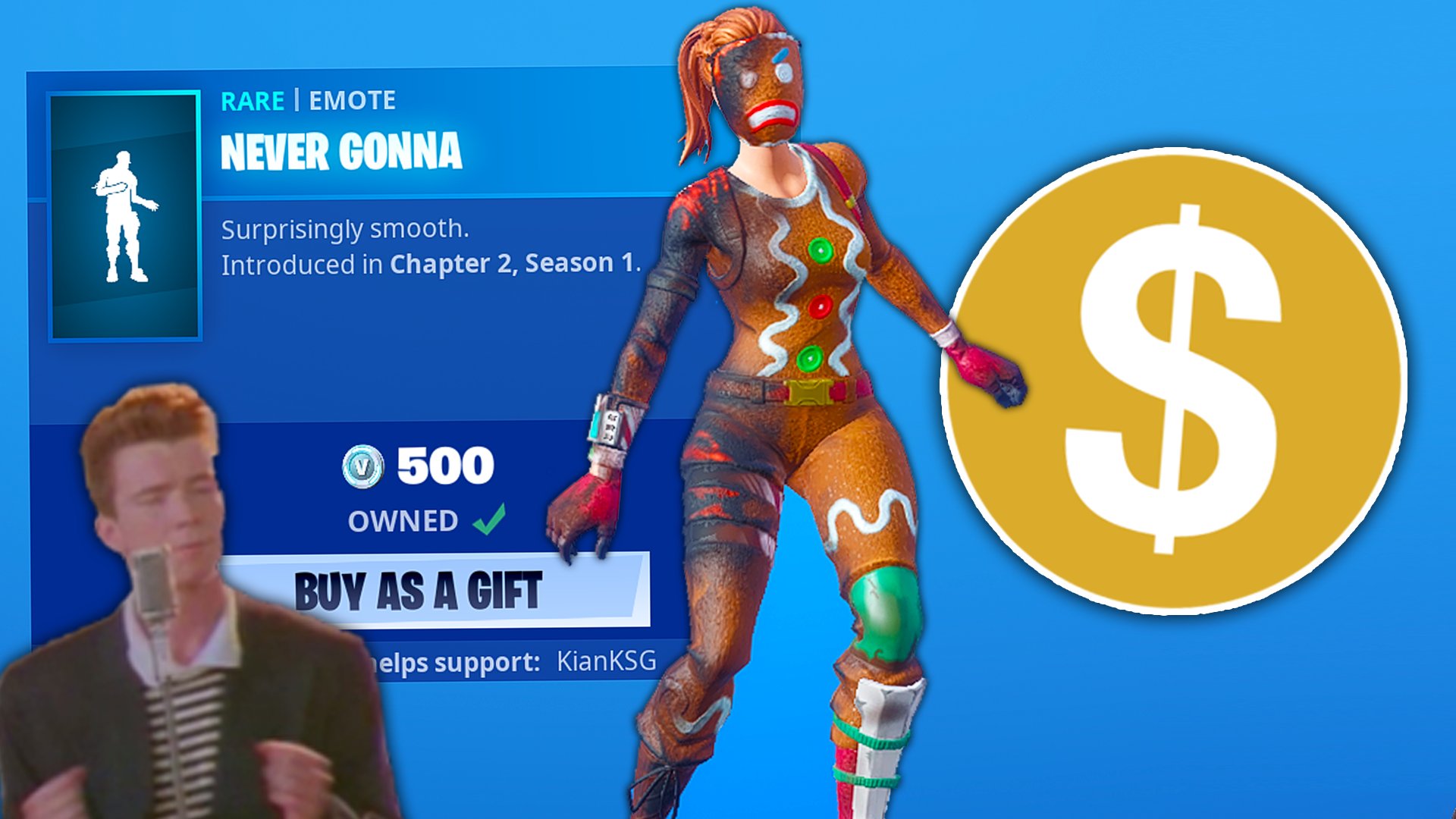 Merl On Twitter: Rick Roll Emote Is In Fortnite, But With A Problem..  Https://T.co/8A1rxwuval Https://T.co/Q3kqc9oo9s / Twitter