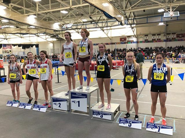 Port_Athletics's tweet photo. Congrats Lucy Gagnon, who placed first in the mile! https://t.co/XdO6HsgUWd https://t.co/ACEHv8EOcC