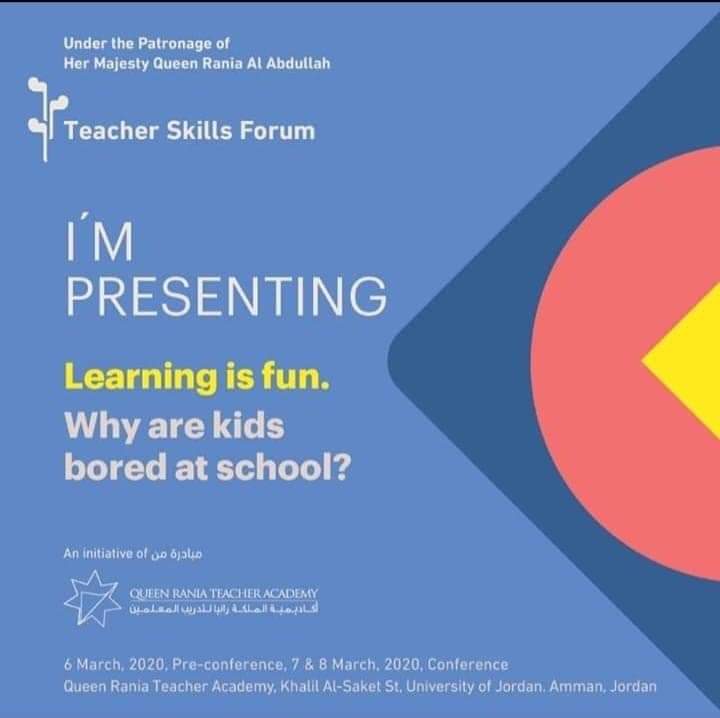 Looking forward to learning from others and presenting at the Teacher Skills Forum. #tsfjo