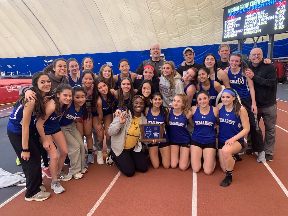 DemarestNv's tweet photo. Back to Back State Sectional Champs for NVD Girls Winter Track Team. Congrats!!! https://t.co/OM4jdecizY