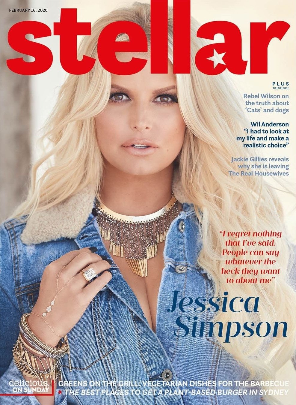 Magazine Covers ☀ on X: Jessica Simpson for Stellar - 16th February 2020  #jessicasimpson  / X