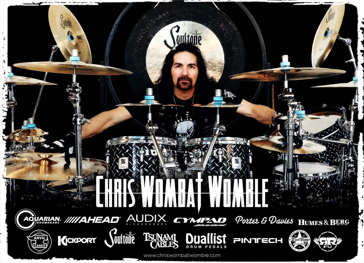 KickPort's tweet image. Happy Saturday Kickport Family! We’ve been highlighting a lot of our new artists lately, but today we wanted to give a shout out to a drummer that has been with us a while - Chris ‘Wombat’ Womble. 
#kickport #drums #bass #snare #featured #artist #drummer #music #modifications