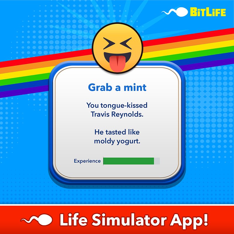 crossvictoria98's tweet photo. It's official, I'm addicted to BitLife. Peace out to all my responsibilities.
https://t.co/KOqGPQFZfm https://t.co/MuMtGeLTqu