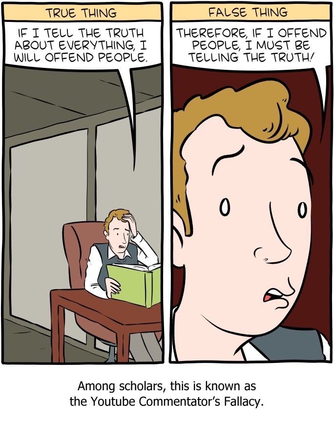 PhilosophyMttrs's tweet photo. Today’s Logical Fallacy (smbc) ... https://t.co/tNZgpUfjHJ
