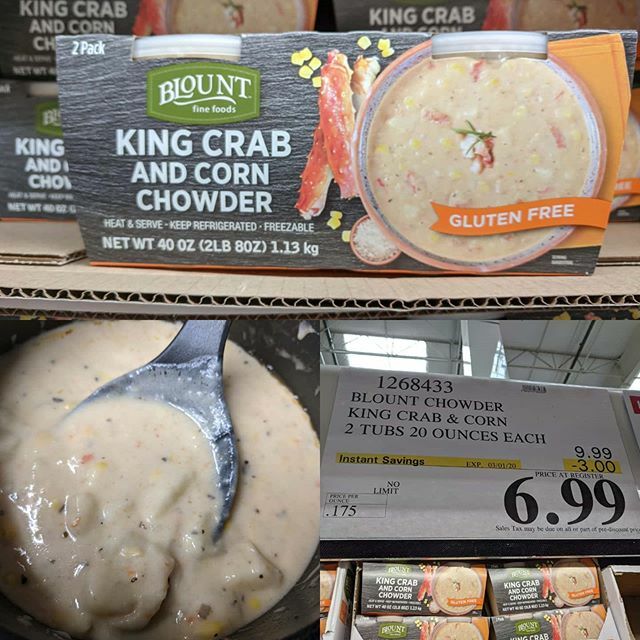 olli on Twitter "blountfinefoods king crab and corn chowder 👍, 3
