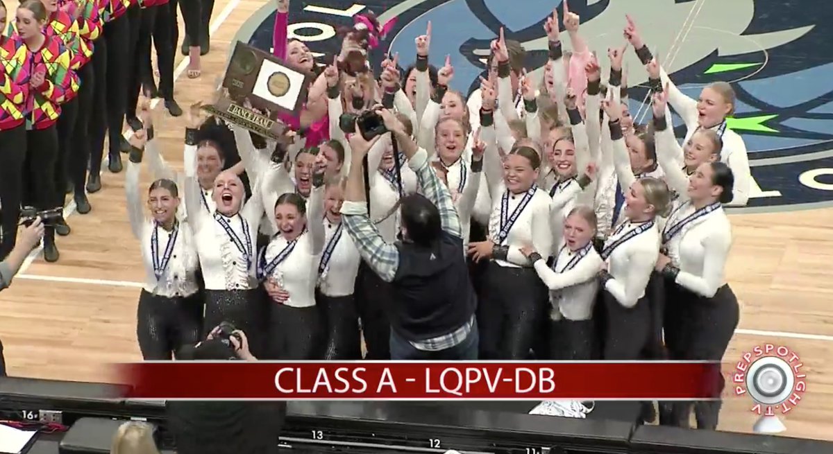 NSPN - Minnesota (@nspnminnesota) on Twitter photo 🏆 CHAMPS!!! 🏆
Congratulations to <a href="/LQPVDBSHADOWS/">LqPV-DB Shadows</a> for winning the Class 1A state high kick competition! #mshsl
📺 Watch on demand: bit.ly/3bDazTD 🏆 CHAMPS!!! 🏆
Congratulations to <a href="/LQPVDBSHADOWS/">LqPV-DB Shadows</a> for winning the Class 1A state high kick competition! #mshsl
📺 Watch on demand: bit.ly/3bDazTD