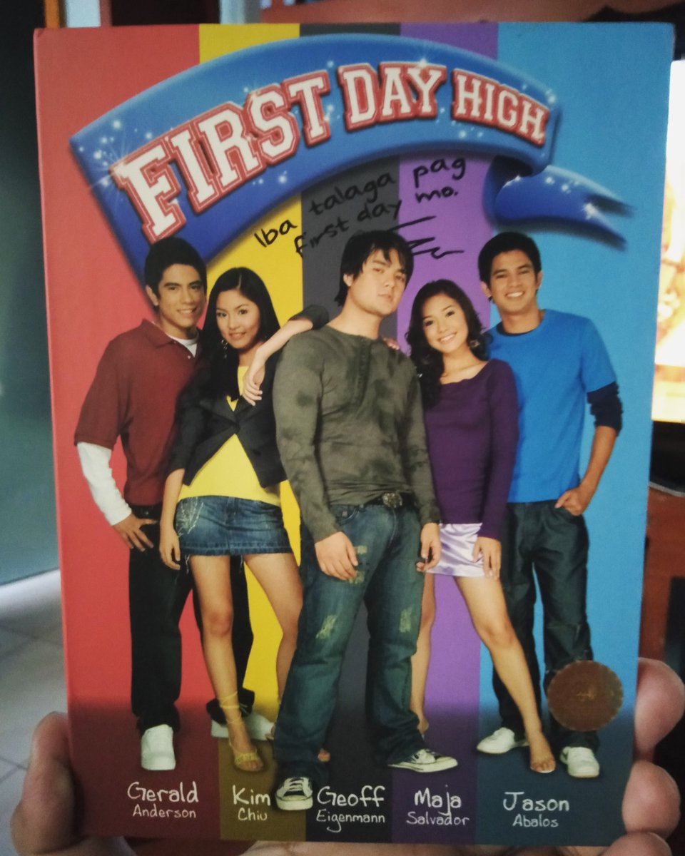 MarkBejoc's tweet image. now watching: First Day High 
.
.
.
.
.
@prinsesachinita @TeamGerald_ph @GeoffEigenman @iammajasalvador @jasonA_team
#firstdayhigh #kimchiu 
#geraldanderson #geoffeigenmann #majasalvador #jasonabalos #dvdcollection #pilipinomovies #mystery #comedy #musical #dvd