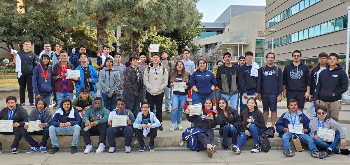 Bringing home the medals from the MESA Competition at UC Riverside today. Proud of our Knights!  #knightpride <a href="/DocSweeney/">Caroline Sweeney</a>