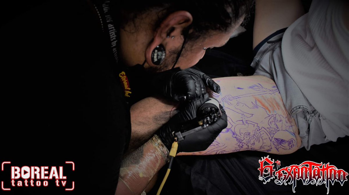 RockPunchM's tweet photo. Jonathan Lancheros Demmon Tattoo Artista nacido en Bogotá. Amante del metal y el arte con trayectoria en varias convenciones dentro y fuera del país uno de los organizadores del experimental fuckin party 1. Rock Punch Magazín @rockpunchmagazin @RockPunchM #RockPunchMagazin https://t.co/kDeGZIzKHx