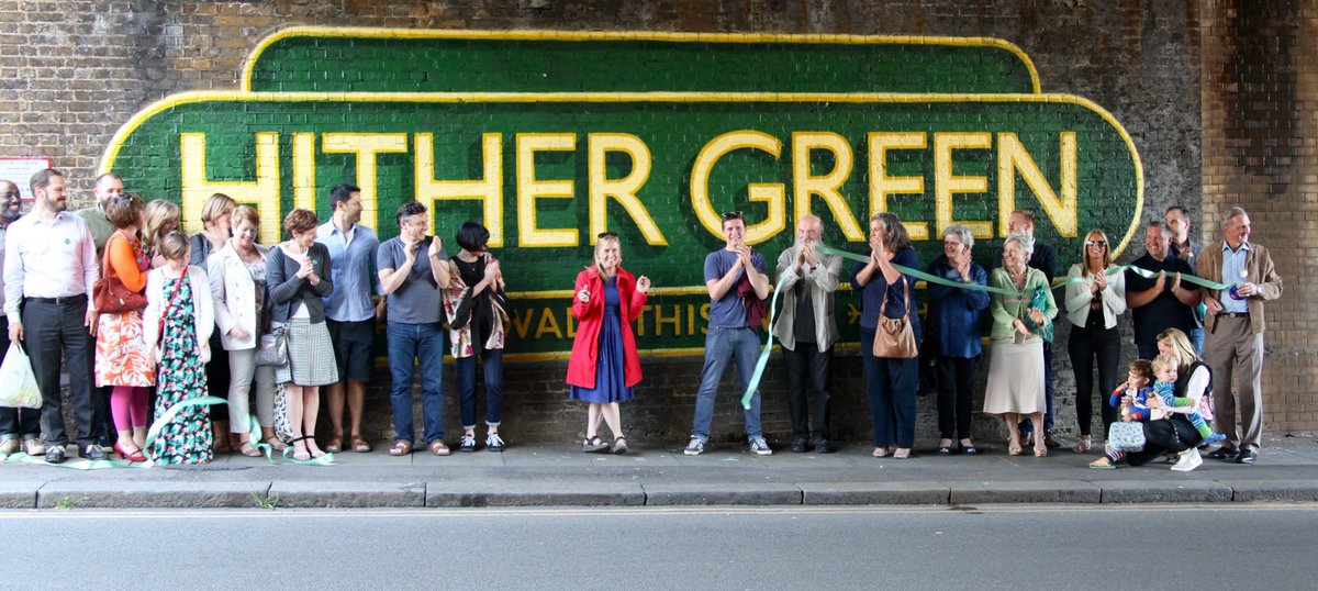 <a href="/artmongers/">Artmongers</a> The School of Muralism crowdfunder has been on our FB since the launch!  We love a mural in HG!
<a href="/HitherMurals/">Hither Green Murals</a> has brought <a href="/lionel_stanhope/">Lionel Stanhope</a> and #ZaraGaze to do beautiful work in Hither Green!