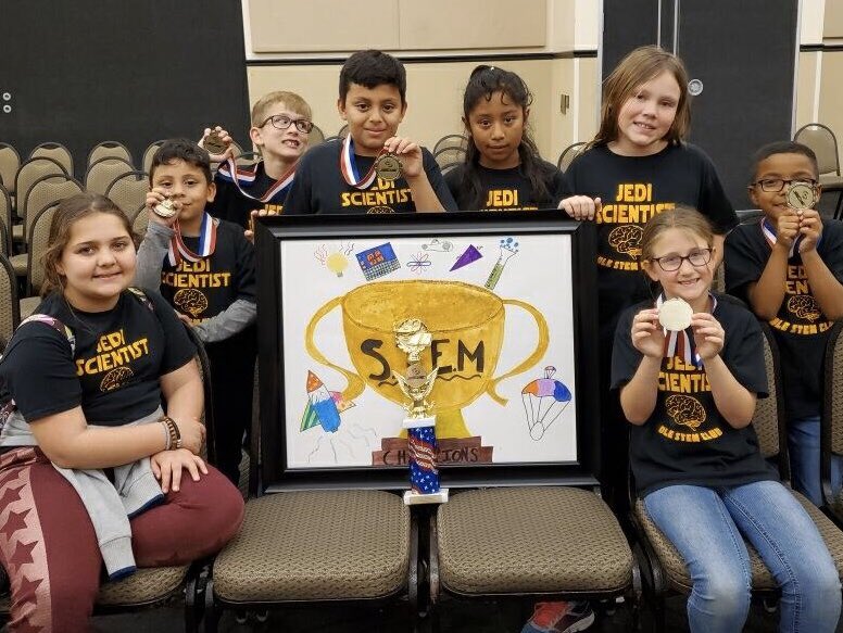 LainieClowers's tweet photo. We ❤️ science! Thank you @UCF for hosting the SECME Regional STEM competition today! #DLEProud #ocpsstem #futurescientists #istem @DreamLakeApopka @BalounKelly @ClentonMartin https://t.co/ZHZBE3nSE2