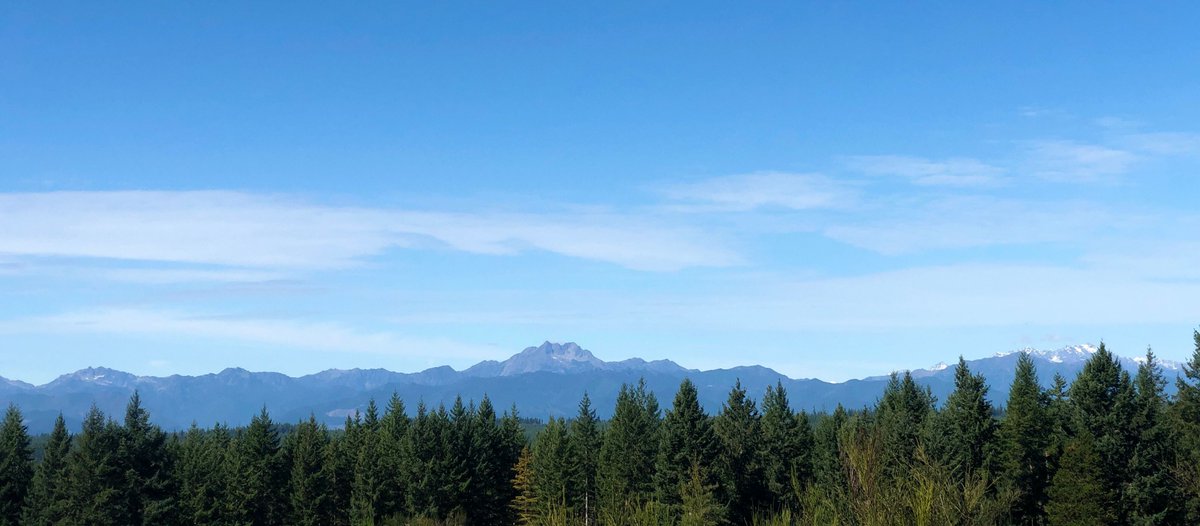 Olympic mountains as far as the eye can see. Click here to learn about our private membership-  bit.ly/31To8rV  #cnw #motorsports