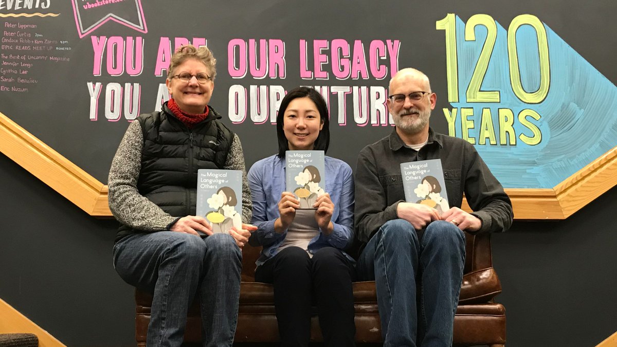 ubookstoresea's tweet photo. 🚨 Local Author Alert! 🚨
.
@thisisEJKoh surprised our booksellers and signed some copies of her lovely book, The Magical Language of Others. Come get yours! You never know who you'll see in our stacks.
.
#UniversityBookstore #IndieBookstore #UBSBookLover #SeattleAuthor #Memoir https://t.co/AUHkILLKJ8