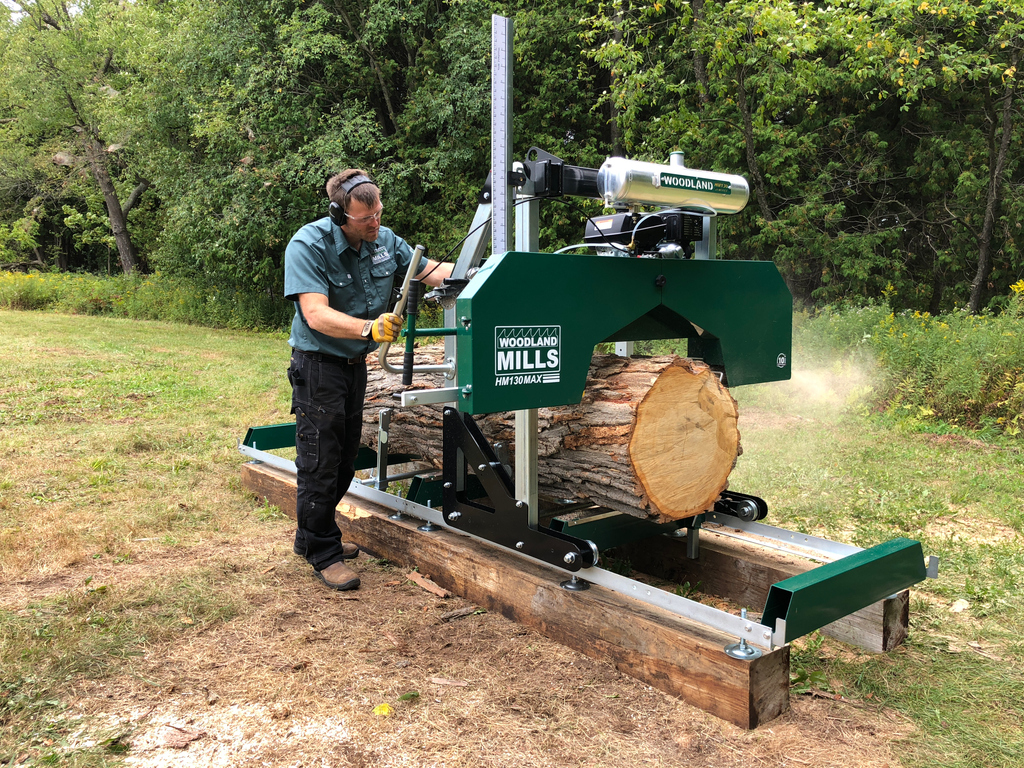 WoodlandMills's tweet photo. The #HM130MAX is a wide capacity #sawmill for sawyers looking to mill popular wide edge slabs. Featuring a 30” diameter log capacity matched with a 30”throat opening that produces stunning high-value live edge boards.
#wideslabs #woodworking #tabletops #bartops #slabs
#sawmill https://t.co/Flu9D8ttnq