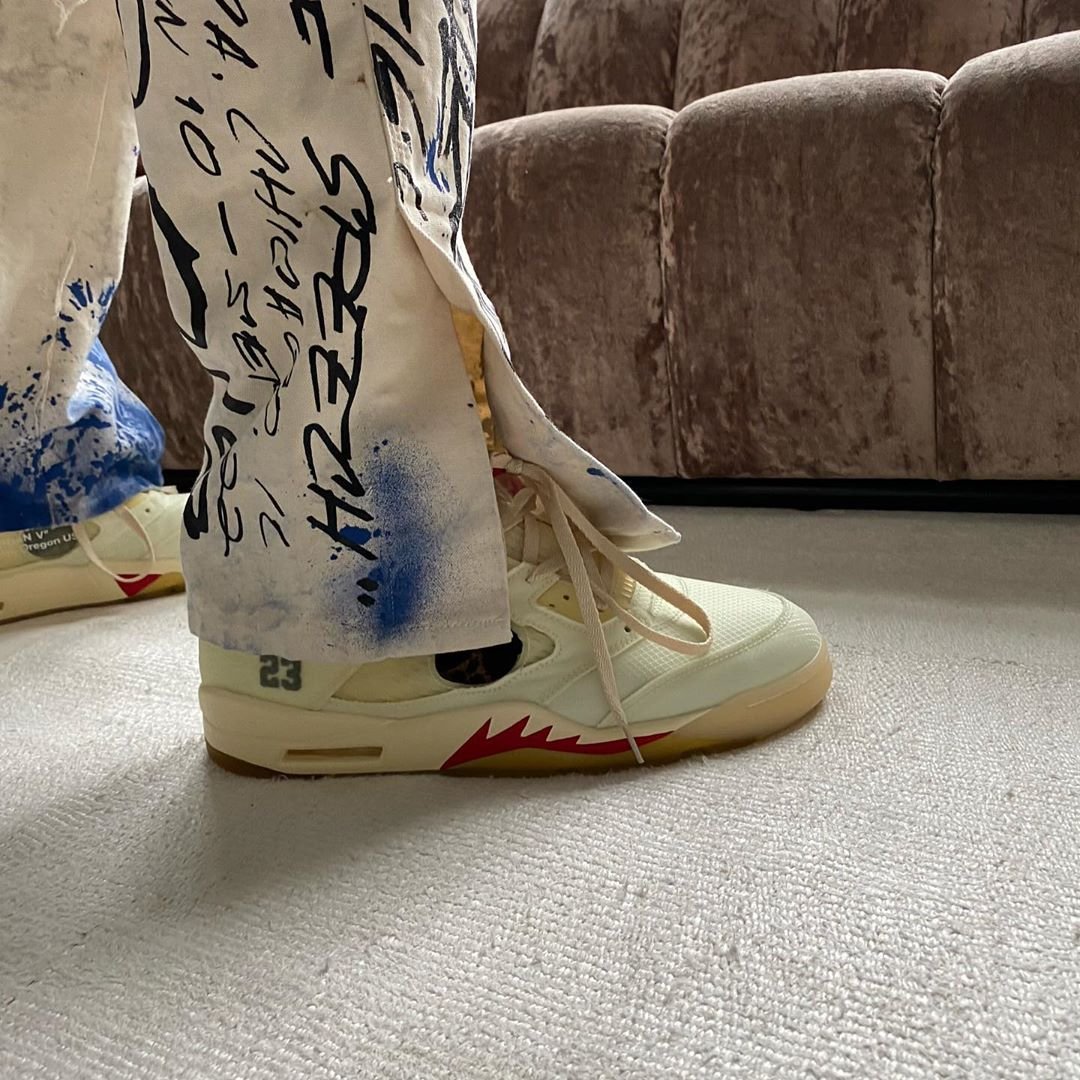 jordan 5 off white outfit