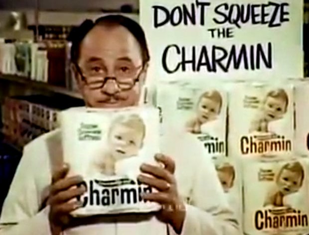 TheRadical80s's tweet photo. Can we please get Mr. Whipple back instead of the @Charmin Bears?

#80s #the80s #80sCommercials #80sads https://t.co/m1Xd9fTyTa