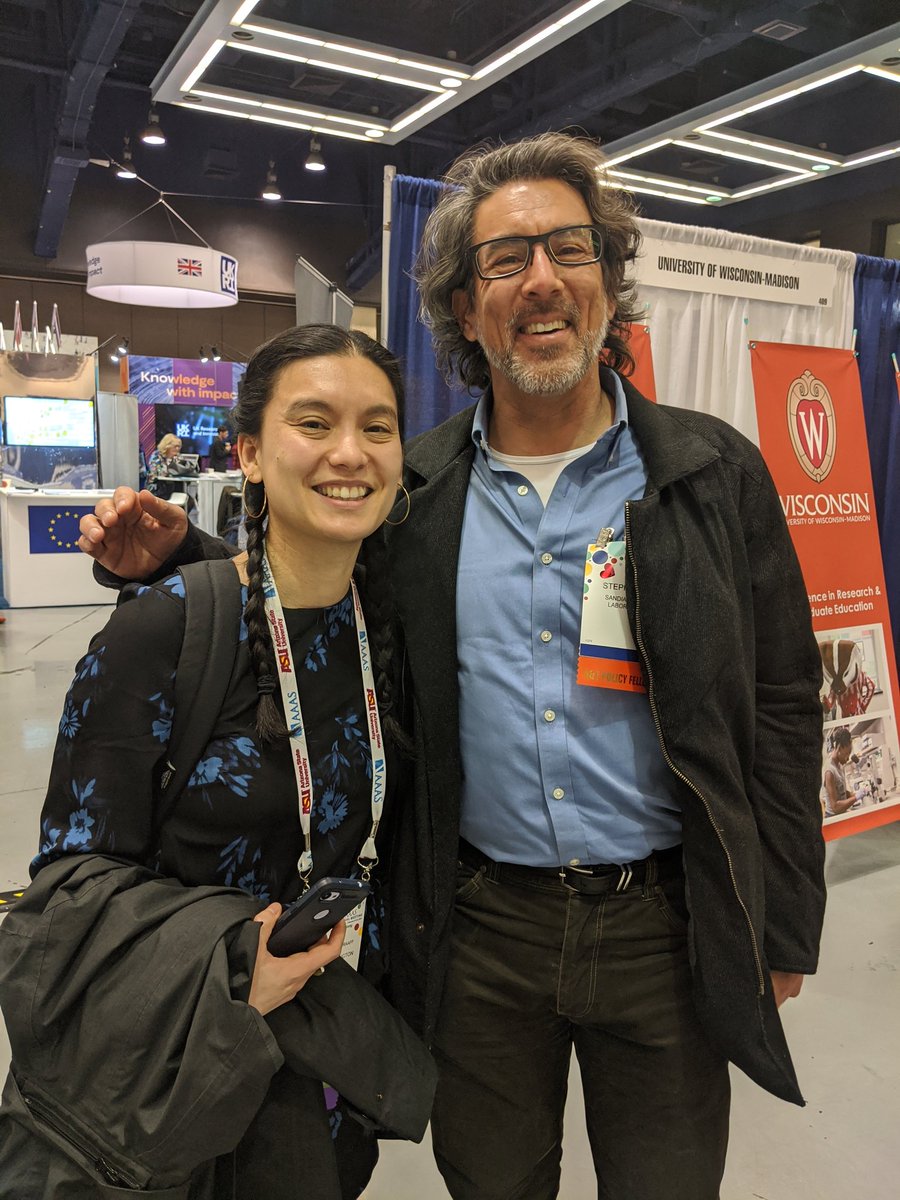 DerBink's tweet photo. At the AAAS meeting with @sparksciencenow https://t.co/sdzWVNjsNE