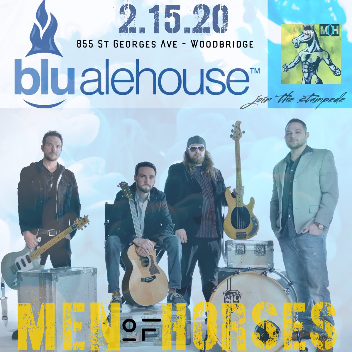 Horse force hits @Blualehouse in Woodbridge tonight. 10pm tunes blastoff!