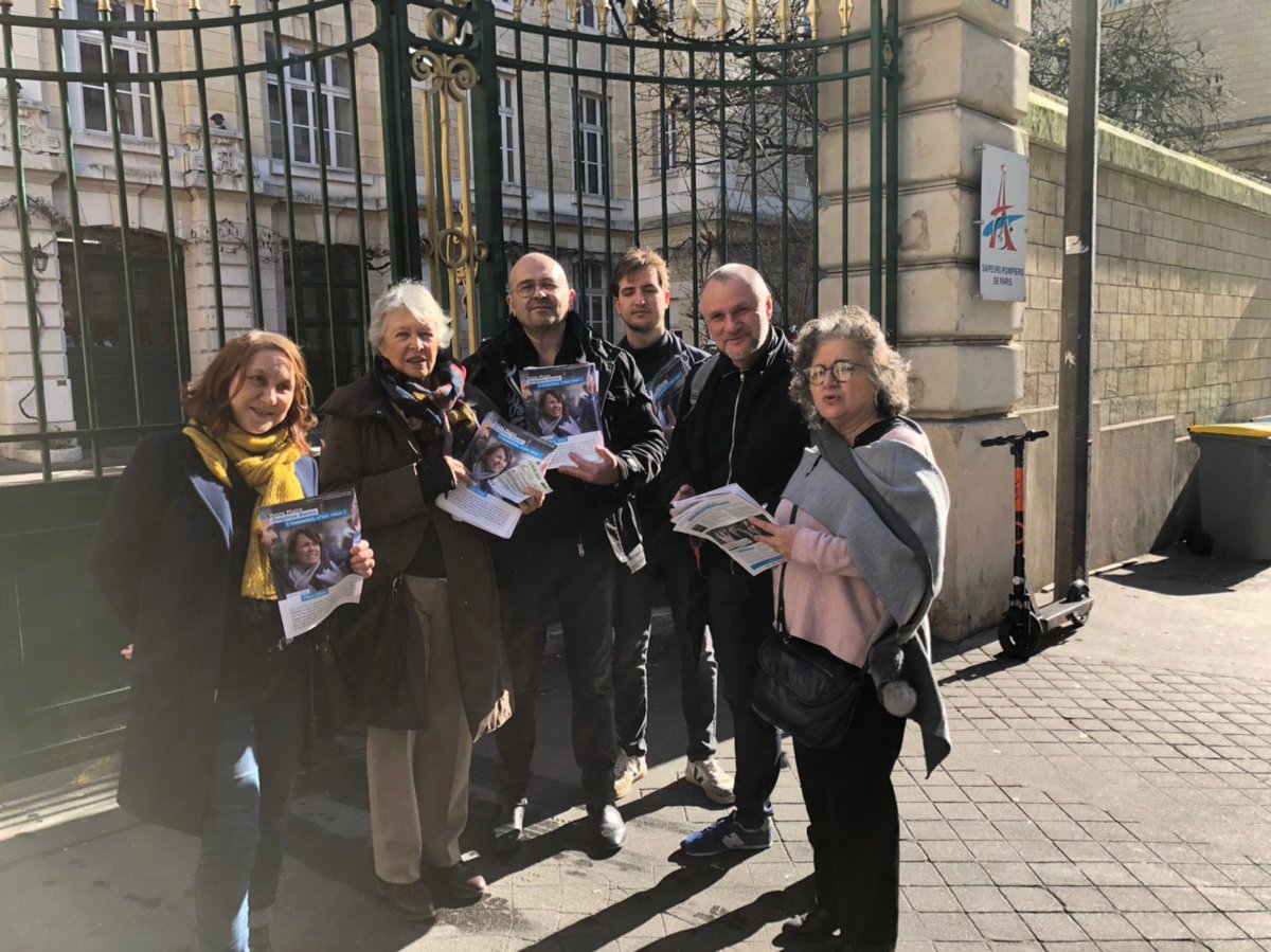 RE_Paris9's tweet photo. ☀️Ce matin nous étions mobilisés autour de @dburkli pour vous présenter son bilan des 6 dernières années! 

#AvecDelphine #Paris9 https://t.co/zcAzO0nwD4