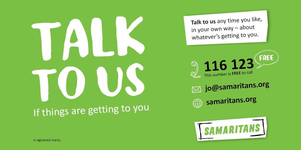 Anyone and everyone can experience poor mental health, at any time.

If you're being hammered by the media and online influencers, it can be so much harder.

If you are having a hard time, regardless of who you are or where you are, please talk to the <a href="/samaritans/">Samaritans</a> 116 123.