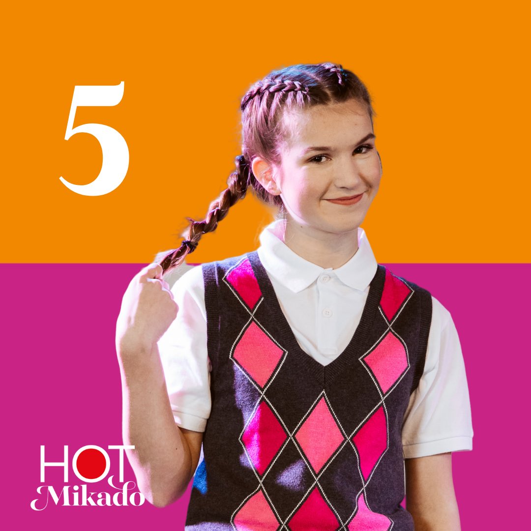*FIVE DAYS TO GO* 
The youngest of the Three Little Maids, Peep-Bo, is our countdown pic today.
Time to get your Hot Mikado tickets from theatreroyalwinchester.co.uk/whats-on/hot-m…
Thursday 20 February to Saturday 22 February. Thanks for the photos Sam Gavins Photography!