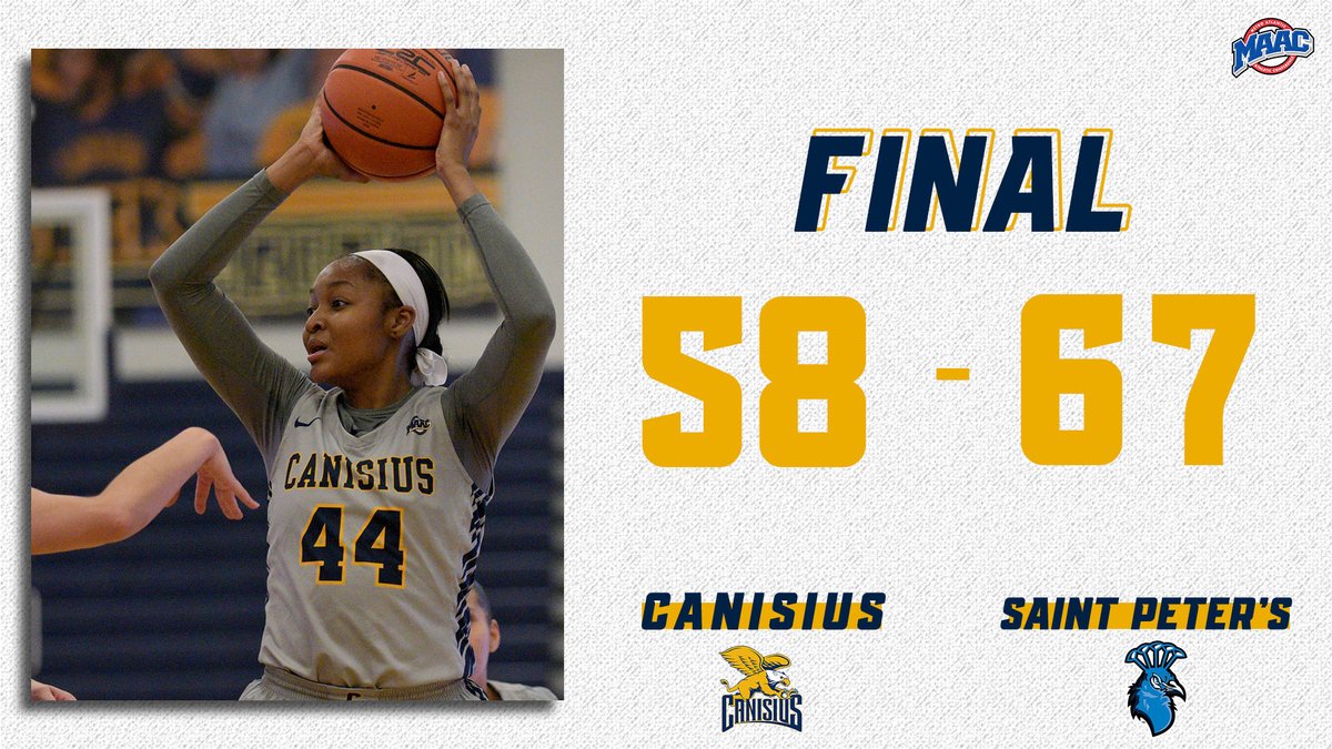 GriffsWBB's tweet photo. FINAL | #Griffs fall on the road at Saint Peter's, 67-58, despite a career-day from junior Danielle Sanderlin. Sanderlin scores a career-high 30 in the losing effort, the most points for a Griff in a game since Jenel Stevens had 31 at Rider Feb. 27, 2003. https://t.co/aaMzcYqkIW