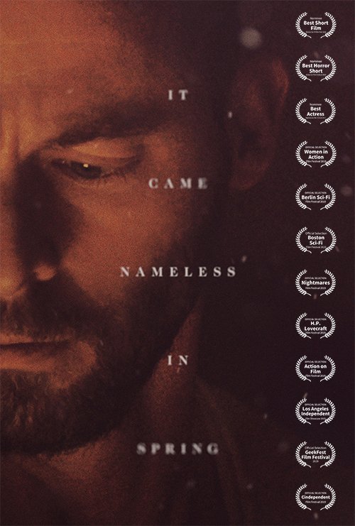 brianotting's tweet photo. Honored that IT CAME NAMELESS IN SPRING is nominated for Best Short Film at @boston_scifi! Playing tonight at 8pm with the “Best of the Fest” presented by @watchdust. #bostonscifi2020 #SF45 #thethon #scififilm #indiefilm #lovecraft #filmfestival #scifi #filmmaking https://t.co/U1aAZYEmf5